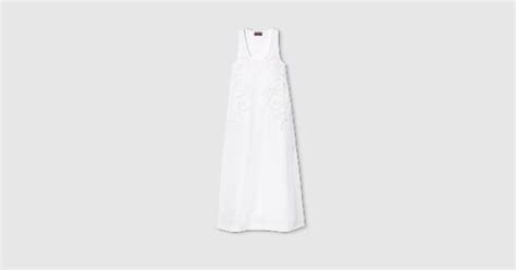 vestito bianco gucci taglia media|Abiti Lunghi e Midi Firmati .